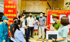 Người dân có triệu chứng sốt, ho, nghi nhiễm COVID-19 sẽ không tham gia bầu cử