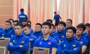 ĐT Việt Nam làm quen với công nghệ bắt việt vị bán tự động tại VCK Asian Cup 2023