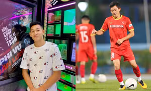 "in4" của Nguyễn Hai Long - chân sút nhận danh hiệu Cầu thủ xuất sắc nhất trận đấu với U23 Malaysia