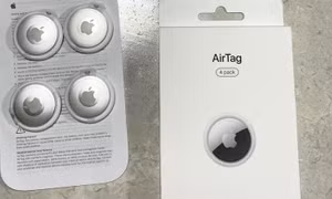 "Đập hộp" 4 chiếc Apple AirTag được giao sớm, mời các bạn xem ảnh và clip cận cảnh