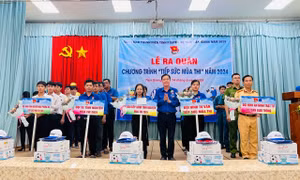 Lễ ra quân chương trình "Tiếp sức mùa thi" năm 2024 tại tỉnh Tiền Giang