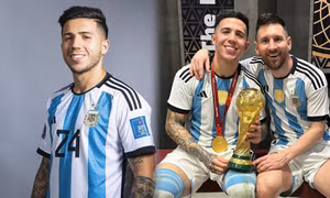 Enzo Fernandez - tiền vệ 21 tuổi đạt danh hiệu "Cầu thủ trẻ xuất sắc nhất World Cup 2022"