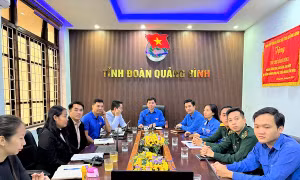 Tỉnh Đoàn Quảng Bình triển khai phương án khắc phục hậu quả sau bão số 6 Trami