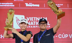 Hai gương mặt Gen Z trở thành nhà vô địch Giải Golf Quốc gia năm 2023 - Cúp VinFast
