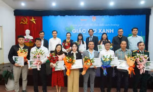 Học sinh THCS Trưng Vương, Ngô Sĩ Liên đạt giải cao trong cuộc thi Giấc mơ xanh