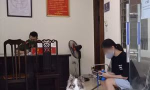 Dắt chó đi dạo trong ngày đầu Hà Nội thực hiện cách ly xã hội, cô gái bị phạt 2 triệu đồng