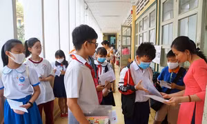 Tuyển sinh vào lớp 6 tại Hà Nội: Nhiều trường THCS đã hoàn thành tuyển sinh trực tuyến