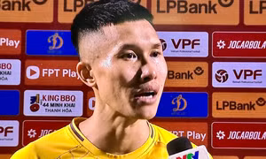 Doãn Ngọc Tân dùng slogan "không ngừng bỏ cuộc" của Tiến Linh khi trả lời phỏng vấn