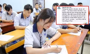 Sát ngày thi, hội sĩ tử 2K3 mách nhau cách viết mở bài môn Văn, đọc xong ai cũng cười lăn