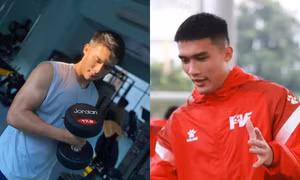 Ngắm loạt ảnh này bạn sẽ hiểu vì sao Nguyên Hoàng lại là "trai đẹp vững chãi" U23 Việt Nam