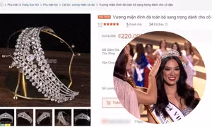 Thực hư tin đồn vương miện của Á hậu Kim Duyên là hàng "pha-ke" có giá chỉ hơn 200K