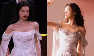 Thực hư việc Lư Dục Hiểu mặc lại váy của Trương Tịnh Nghi tại Đêm hội Weibo