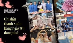 Năng lượng 8/3 "dễ huông": Teen nhận quà "xịn", các thầy hóa thành "thiên nga trắng"