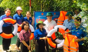 Đa dạng các hoạt động phòng chống đuối nước của tuổi trẻ Nghệ An