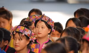 Niềm vui của thầy trò trường dân tộc bán trú trên rẻo cao Mèo Vạc