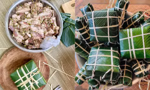 Trải nghiệm gói bánh chưng của hội Gen Z: Lần đầu làm chuyện ấy nên... hơi lỗi kỹ thuật!