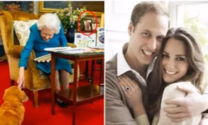 Những bức ảnh đặc biệt trên bàn Nữ hoàng Anh: Có William, Kate, Harry, thiếu mỗi Meghan