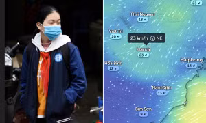 Thời điểm nào Hà Nội chuyển rét và gió mùa Đông Bắc đạt cấp mấy trong đợt lạnh này?