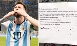 Bức thư đáng yêu gửi hàng xóm cứ reo hò khi xem World Cup, câu chuyện đằng sau còn thú vị hơn