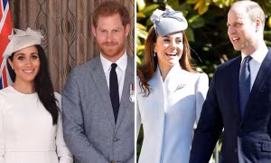 Không cần phát ngôn, vợ chồng William - Kate dùng hành động để đáp lại nhà Harry - Meghan