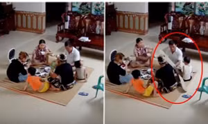 Video “Sự cố kỳ diệu” thu hút bình luận của cư dân mạng: Quạt trần rơi mà né được cả nhà