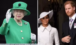 Vừa về Anh dự Đại lễ Bạch Kim của Nữ hoàng, vợ chồng Harry - Meghan lại gây bất ngờ