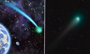 Sao chổi xanh bay ngang bầu trời lần đầu tiên sau 50.000 năm, có thể nhìn thấy vào lúc nào?