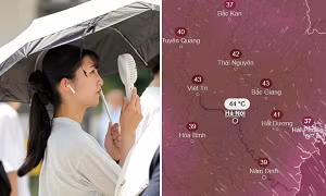 Dự báo ngày nóng đỉnh điểm của đợt nóng sắp tới, Hà Nội có thể lên mức 44 độ?