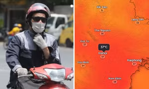 Miền Bắc tăng nhiệt trở lại, Hà Nội sắp oi nóng trước khi bắt đầu có mưa dông