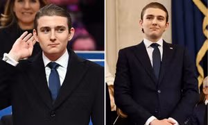 Barron Trump nổi bật trong Lễ nhậm chức của cha, phong thái được khen hết lời