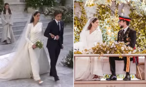 Tại sao Thái tử phi Jordan lại chọn đi giày bệt trong hôn lễ Hoàng gia?