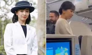 Công chúa Kako của Nhật Bản đi máy bay hạng phổ thông, được netizen khen hết lời