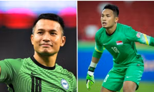 Thủ môn Singapore ở AFF Cup có thần tượng là “cầu thủ bị ghét nhất World Cup 2022”