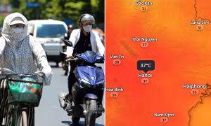Miền Bắc sắp tăng nhiệt trước khi chuyển gió Đông Bắc, Hà Nội lại lên 40 độ C