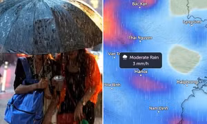 Gió Đông Bắc tăng cường, miền Bắc tiếp tục giảm nhiệt, Hà Nội mưa đến hôm nào?