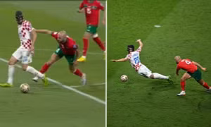 Tại sao trọng tài không cho Croatia hưởng quả penalty dù Gvardiol bị phạm lỗi trong vòng cấm?