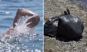 Thất nghiệp, một người bơi từ Malaysia sang Singapore tìm việc, chỉ dùng túi rác làm phao