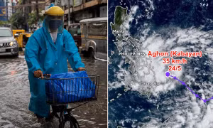 Áp thấp nhiệt đới Aghon (Kabayan) liên tục mạnh lên, dự báo thành bão rất mạnh