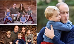 Từ ảnh mừng Giáng sinh 2021 của nhà William - Kate, công chúng nhận ra hàm ý rất đặc biệt