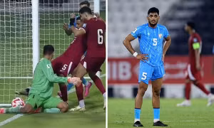 ĐT Qatar ghi “bàn thắng ma” khiến ĐT Ấn Độ bị loại, netizen đòi “treo còi” trọng tài