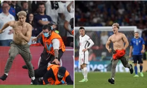 Cổ động viên nhào vào sân trong trận chung kết EURO 2020 là ai, anh ta có mục đích gì?