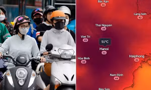 Miền Bắc nắng nóng gia tăng, dự báo hôm nào nhiệt độ Hà Nội sẽ vượt 50 độ C?