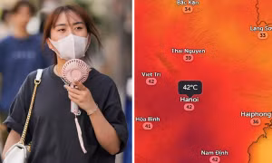 Nhiệt độ miền Bắc tăng dần đều, Thủ đô Hà Nội lại có ngày lên đến 45 độ C