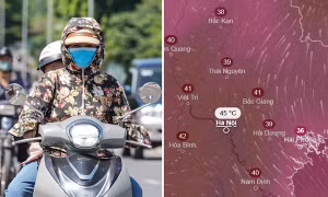 Nắng nóng ở miền Bắc đã bắt đầu, hôm nào nhiệt độ Hà Nội có thể lên 45 độ C?