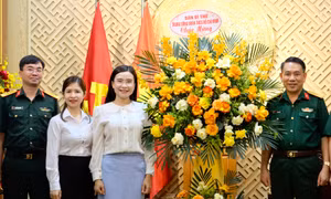 Bí thư Trung ương Đoàn Nguyễn Phạm Duy Trang thăm, chúc mừng các cơ quan báo chí, xuất bản
