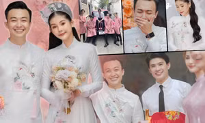 Đám cưới Hoa hậu Lê Âu Ngân Anh: Dàn bê tráp toàn trai xinh gái đẹp, rước dâu bằng 6 siêu xe