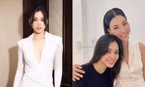 Hoa hậu Tiểu Vy khoe mặt mộc bên MC Hoàng Oanh, được đàn chị nhận xét điều này