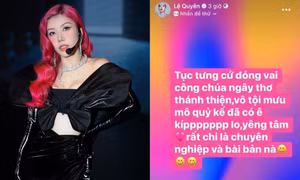 Team Trang Pháp giành chiến thắng, Lệ Quyên "ẩn ý" về một người em trên mạng xã hội?