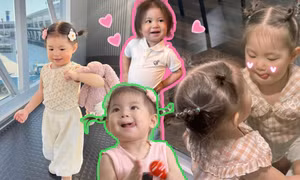 "Thế lực nhí" Pam phủ sóng truyền hình thực tế, càng lớn càng "ngoan xinh yêu"
