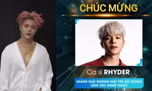 RHYDER vượt HIEUTHUHAI, Phương Mỹ Chi nhận giải Gương Mặt Trẻ Ấn Tượng
